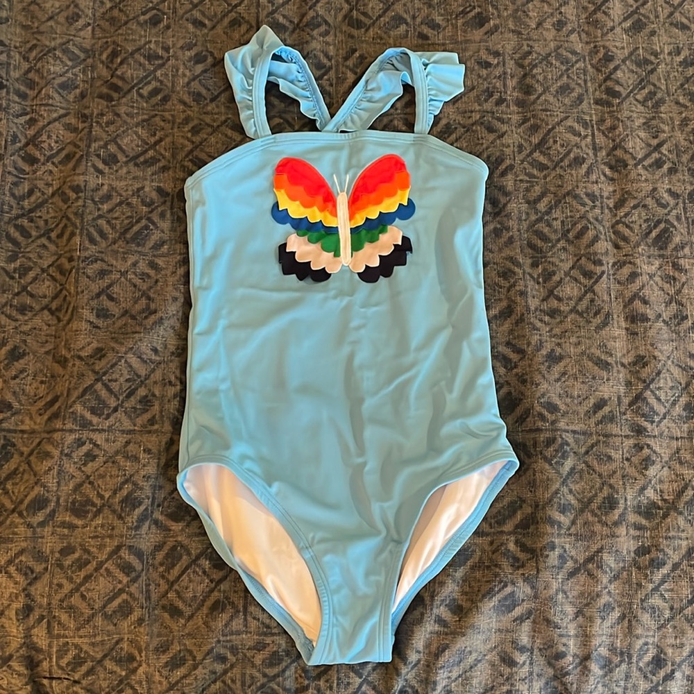 Hanna Andersson butterfly swimsuit